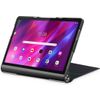 Afbeelding van Lenovo Yoga Tab 11 Bookcase hoesje - Just in Case - Effen Zwart - Kunstleer