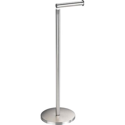 Afbeelding van WENKO Toiletrolhouder 2-in-1 RVS mat - Reserverolhouder - WC Rolhouder