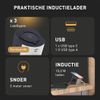 Afbeelding van Legrand Powercube Qi Draadloze Oplader - Wireless Charger - Verdeelstekker 2X2P + A - Stekkerdoos S