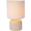 Afbeelding van Lucide WOOLLY Tafellamp - Ø 16 cm - 1xE14 - Beige