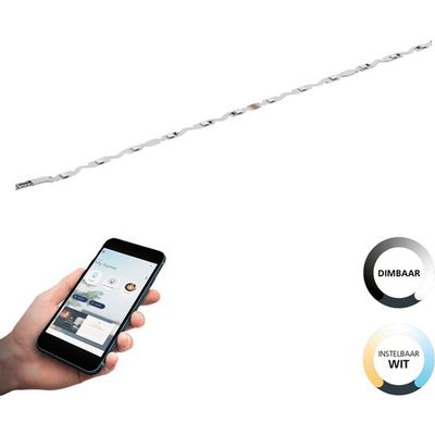 EGLO connect.z Smart LED Strip Verlengstuk - 200 cm - Wit - Instelbaar wit licht - Dimbaar - Zigbee Foto van EGLO connect.z Smart LED Strip Verlengstuk - 200 cm - Wit - Instelbaar wit licht - Dimbaar - Zigbee