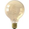 Afbeelding van Calex Spiraal Filament LED Lamp - G95 Vintage Lichtbron - E27 - Goud - Warm Wit Licht - Dimbaar