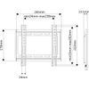 Afbeelding van Easy Fix M ultra dunne wandsteun voor tv’s tot en met 42 inch - EW1501