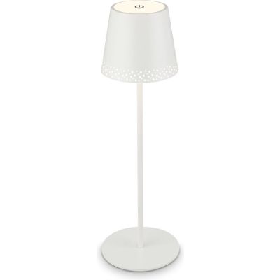 Afbeelding van BRILONER - KIKI - Oplaadbare LED tafellamp - in hoogte verstelbaar - IP44 - wit - RGB - voor binnen