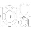 Afbeelding van Tiger Carter - Toiletbril met deksel - WC bril - Duroplast Wit