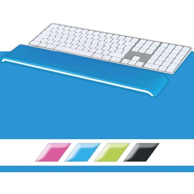 Afbeelding van Leitz WOW Ergo Ergonomische Verstelbare Polssteun voor Toetsenbord - Blauw