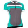 Afbeelding van Avento Wielrenshirt - Dames - Antraciet/Wit/Turquoise - 36