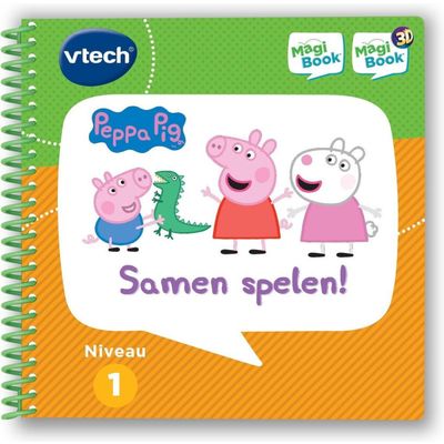 Afbeelding van VTech MagiBook Activiteitenboek Peppa Pig - Samen Spelen! - Educatief Speelgoed - Niveau 1 - 2 tot 