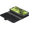 Afbeelding van iPhone 14 Plus Bookcase hoesje - dbramante1928 - Effen Zwart - Leer