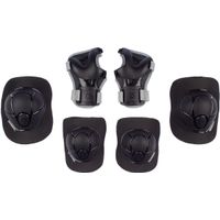 Nijdam Skate Beschermset Kinderen - Neo Nero - Zwart/Grijs - S