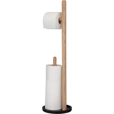 Afbeelding van Sealskin Earth - Toiletrolhouder / Reserverolhouder vrijstaand - Eiken