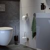 Afbeelding van Tiger Tune - Toiletrolhouder - RVS geborsteld / Zwart