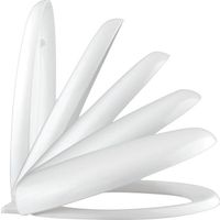 SCHÜTTE WC-Bril 10220 DUROPLAST - Antibacterieel - Soft Close - Gelakt - Wit