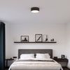 Afbeelding van Smartwares Plafondlamp - Ø 30 cm - Zwart - E14 - 10.004.64