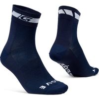 GripGrab - Classic Regular Cut Zomer Fietssokken 1 Paar Coolmax Wielersport Sokken - Navy Blauw - U