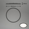 Afbeelding van BRILONER Leuchten - LED badkamer plafondlamp met achtergrondverlichting, IP44 LED badkamerlamp, ult