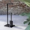 Afbeelding van Sealskin Tube - Toiletbutler - Toiletrolhouder - Toiletborstel met houder - Reserverolhouder - vrij