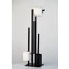 Afbeelding van WENKO Toiletbutler Rivalta zwart - Toiletborstel met houder, Toiletrolhouder en Reserverolhouder