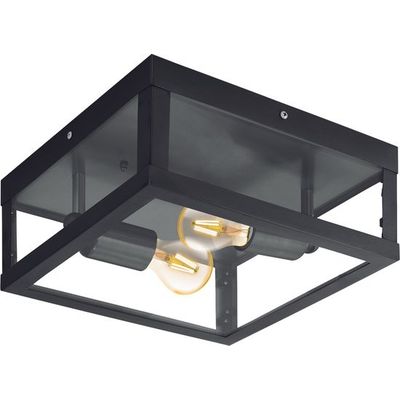 Afbeelding van EGLO Alamonte 1 Wandlamp Buiten - E27 - 29 cm - Zwart