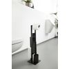 Afbeelding van WENKO Toiletbutler Rivalta zwart - Toiletborstel met houder, Toiletrolhouder en Reserverolhouder