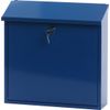 Afbeelding van V-part - Wandbrievenbus Malagan - Galvanized steel Powder Coated - blauw