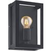Afbeelding van EGLO Alamonte 1 Wandlamp Buiten - E27 - 26 cm - Zwart