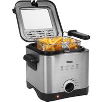 Princess 182612 Mini friteuse- 1000W- 1.5 Liter- Compact - Geschikt voor camping - Anti aanbaklaag