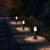 Afbeelding van Philips LED Utrecht sokkellamp voor buiten - laagspanning - antraciet - warmwit licht - 6 W