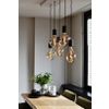 Afbeelding van Calex Retro Pendellamp - Industrieel Hanglamp - E27 Fitting - Zwart - Excl. lichtbron
