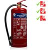 Afbeelding van Smartwares 10.014.72 Brandblusser - 6kg - Poeder - Inclusief ophangbeugel - Brandklasse ABC - BSI Ge