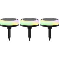 Calex Smart Outdoor 24v Tuinverlichting - Set van 3 Padverlichting - Slimme Grondspot - RGB en Warm 