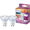 Afbeelding van Philips energiezuinige LED Spot - 35 W - GU10 - Dimbaar warmwit licht - 2 stuks - Bespaar op energi