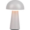 Afbeelding van REALITY LENNON - Tafellamp - Pastel grijs - SMD LED - Oplaadbare - Buitenlamp - Dimbaar - IP44
