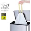 Afbeelding van EKO afvalzakken type D 18-21 liter - 6 Rolllen x 20 zakken