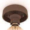 Afbeelding van EGLO Mogano Plafondlamp - E27 - Ø 40 cm - Mokka