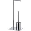 Afbeelding van Sealskin Tube - Toiletbutler - Toiletrolhouder - Toiletborstel met houder siliconen - Reserverolhou
