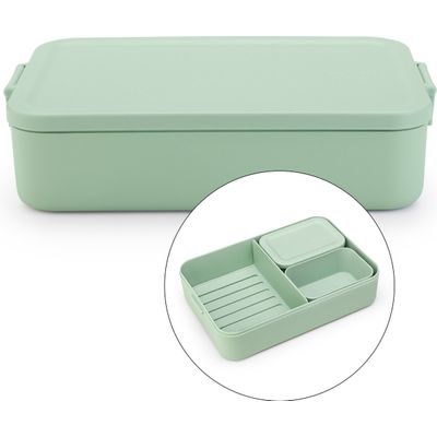 Afbeelding van Brabantia Make & Take Bento Lunchbox incl Bentobox- Large - Kunststof - Jade Green
