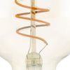 Afbeelding van EGLO Amber LED Lamp - E27 - Ø 8 cm - 4W - 2200K
