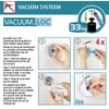 Afbeelding van WENKO Vacuum-Loc Wandrek 2-laags Bari chroom - Doucherek - Bevestigen zonder boren