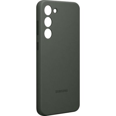 Foto van Samsung Siliconen Hoesje - Samsung Galaxy S23 Plus - Khaki