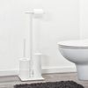 Afbeelding van Sealskin Square Toiletbutler vrijstaand - Toiletborstel met houder - Toiletrolhouder zonder klep -