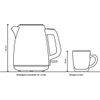 Afbeelding van Princess 236023 - Waterkoker - RVS/Grijs