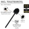 Afbeelding van WENKO Toiletbutler Rivalta wit - Toiletborstel met houder, Toiletrolhouder en Reserverolhouder