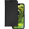 Afbeelding van iPhone 14 Plus Bookcase hoesje - dbramante1928 - Effen Zwart - Leer
