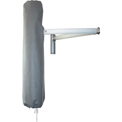 Afbeelding van Eurotrail Hoes voor zweefparasol met muurbevestiging SFS - 150*50cm - Grijs