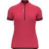 Afbeelding van Odlo Fietsshirt Dames - Kleur Paradise Pink - raspberry fudge - Maat M