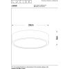 Afbeelding van Lucide UNAR - Plafonnière - Ø 20 cm - LED Dimb. - 1x12W 2700K - 3 StepDim - Zwart