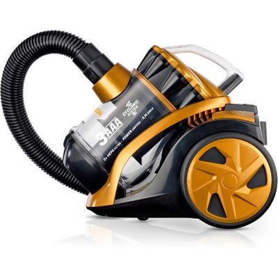 Afbeelding van Hyundai Stofzuiger zakloos – Cycloon stofzuiger 800W – Geel/Zwart