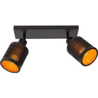 Lucide TAGALOG - Plafondspot - 2xE27 - Zwart