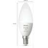 Afbeelding van Philips Hue Kaarslamp Lichtbron E14 - wit en gekleurd licht - 5,2W - Bluetooth
